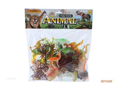 ANIMALS SET+DINOSAUR