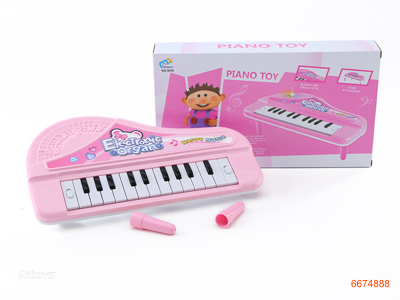 ELECTRIC KEYBOARD W/LIGHT/MUSIC W/O 3AA BATTERIES