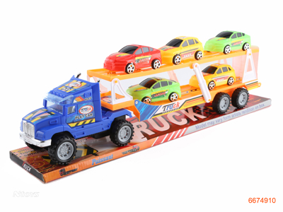 F/P TRUCK W/5PCS FREE WHEEL RACE CAR