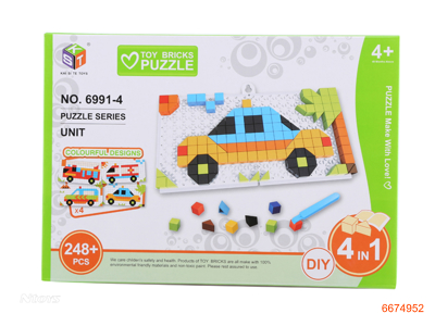 BLOCK PUZZLE 248PCS + 2PCS BASEBOARD