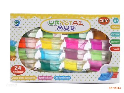 MAGIC CRYSTAL MUD.24COLOUR