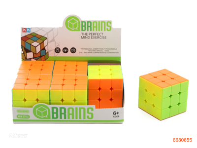 5.5CM MAGIC CUBE,6PCS/DISPLAY BOX