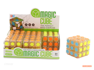 6CM MAGIC CUBE,6PCS/DISPLAY BOX