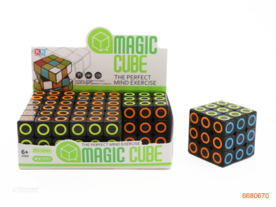 5.8CM MAGIC CUBE,6PCS/DISPLAY BOX