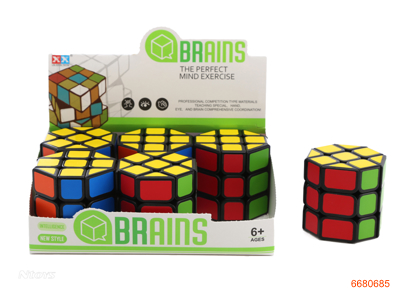 5.5CM MAGIC CUBE,6PCS/DISPLAY BOX