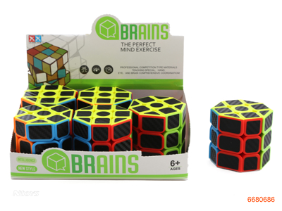 5.5CM MAGIC CUBE,6PCS/DISPLAY BOX