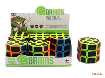 5.5CM MAGIC CUBE,6PCS/DISPLAY BOX