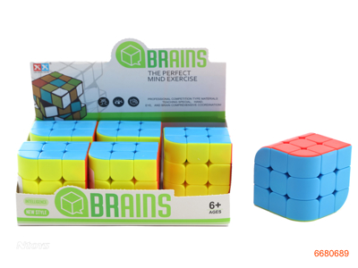 5.5CM MAGIC CUBE,6PCS/DISPLAY BOX