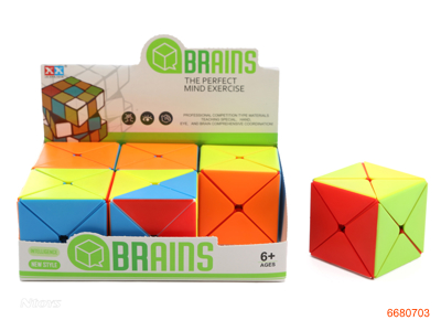 5.5CM MAGIC CUBE,6PCS/DISPLAY BOX