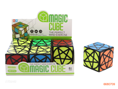 6CM MAGIC CUBE,6PCS/DISPLAY BOX