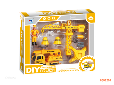 DIY F/P ASSEMBLING CONSTRUCTION ENGINE SET