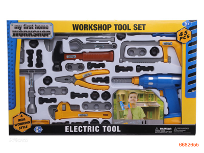 TOOL SET,W/O 2*AA BATTERIES,45PCS