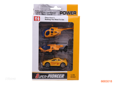 1:72 DIE-CAST PLAY SET 3PCS