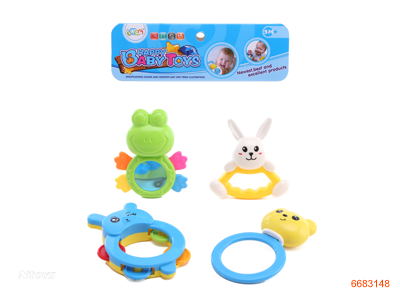 BABY RATTLE 4PCS