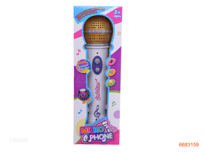 MICROPHONE,W/LIGHT/MUSIC,W/O 2*AA BATTERIES