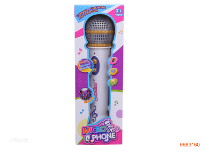 MICROPHONE,W/LIGHT/MUSIC,W/O 2*AA BATTERIES