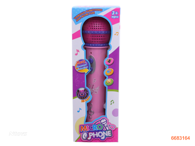 MICROPHONE,W/LIGHT/MUSIC,W/O 2*AA BATTERIES