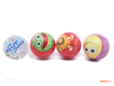 7CM PU BALLS 3PCS