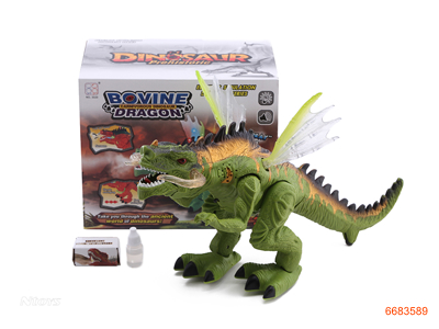 B/O DINOSAUR,W/LIGHT/SOUND,W/O 3*AA BATTERIES