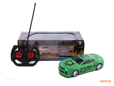 1:24 4CHANNELS R/C CAR,W/O 3*AA BATTERIES IN CAR,W/O 2*AA BATTERIES IN CONTROLLER