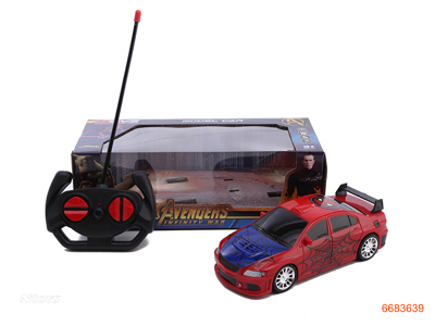 1:24 4CHANNELS R/C CAR,W/O 3*AA BATTERIES IN CAR,W/O 2*AA BATTERIES IN CONTROLLER