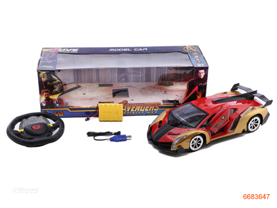 2.4G 1:12 5CHANNELS R/C CAR,W/6V BATTERY IN CAR/USB,W/O 2*AA BATTERIES IN CONTROLLER