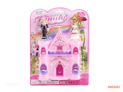 CASTLE SET W/DOLL