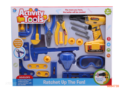 TOOL SET,W/O 2*AA BATTERIES,23PCS