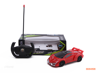 1:24 4CHANNELS R/C CAR,W/LIGHT,W/O 3*AA BATTERIES IN CAR,W/O 2*AA BATTERIES IN CONTROLLER