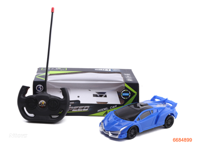 1:24 4CHANNELS R/C CAR,W/LIGHT,W/O 3*AA BATTERIES IN CAR,W/O 2*AA BATTERIES IN CONTROLLER