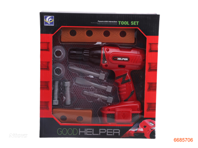 TOOL SET,W/O 2*AA BATTERIES,10PCS