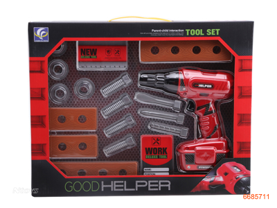 TOOL SET,W/O 2*AA BATTERIES,18PCS