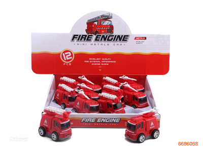 FRICTION DIE-CAST CAR,12PCS/DISPLAY BOX,2ASTD