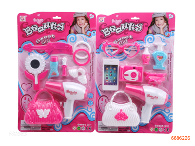 BEAUTY SET,W/O 1*AA BATTERIES,2ASTD