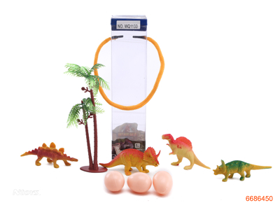 PVC DINOSAUR SET 8PCS