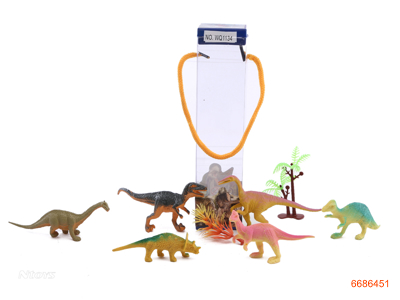 PVC DINOSAUR SET 8PCS