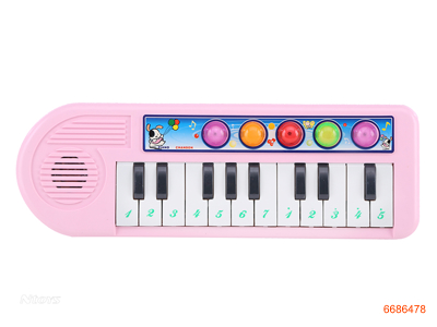 ELECTRIC KEYBOARD,W/O 2*AA BATTERIES,2COLOUR