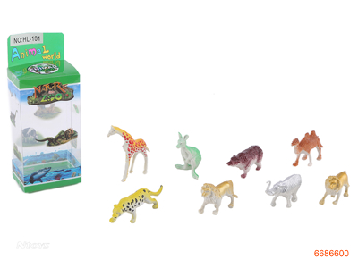 ANIMAL SET 8PCS