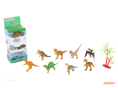 DINOSAUR SET 9PCS