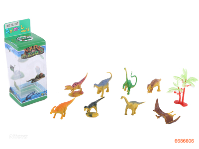 DINOSAUR SET 9PCS