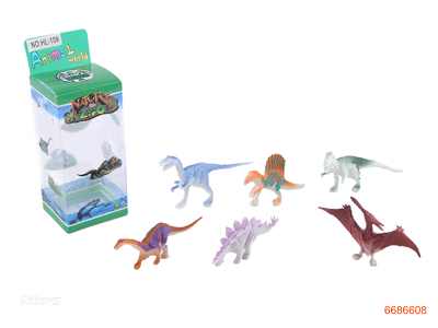 DINOSAUR SET 6PCS