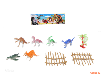 DINOSAUR SET 9PCS