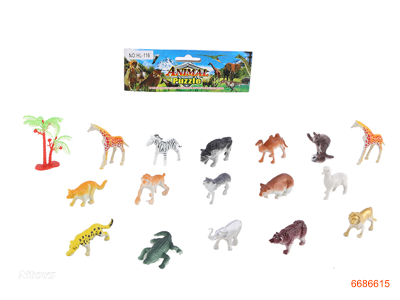 ANIMAL SET 17PCS