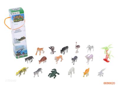 ANIMAL SET 17PCS