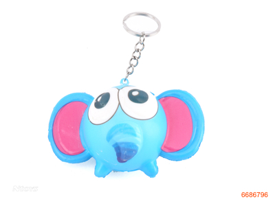 SLOW REBOUND ELEPHANT KEYCHAIN