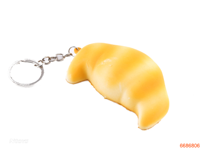 SLOW REBOUND CROISSANT KEYCHAIN