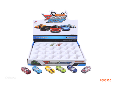 PULL BACK DIE-CAST CAR,24PCS/DISPLAY BOX,8ASTD