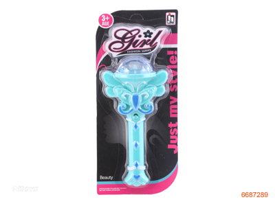 MAGIC STICK,W/LIGHT/MUSIC/3*AG13 BATTERIES