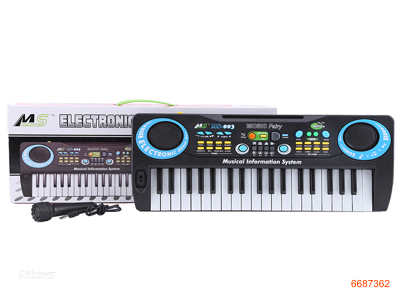 37KEY ELECTRIC KEYBOARD,W/MICROPHONE,W/O 4*AA BATTERIES