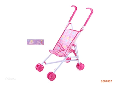 IRON DOLL TROLLEY,W/LIGHT/6*AG13 BATTERIES